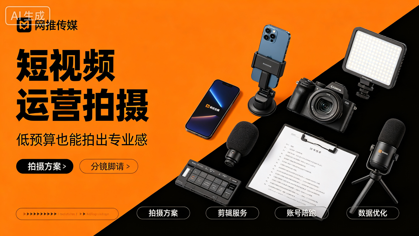 短视频运营策划脚本与分镜示例